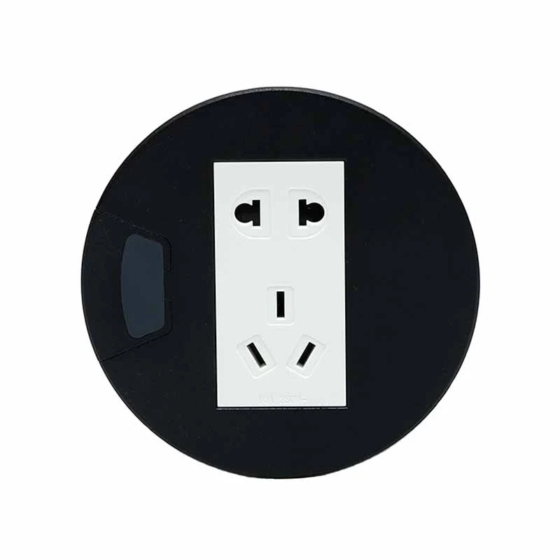 Konferentzia Mahaiaren Power Grommet Socket USBarekin